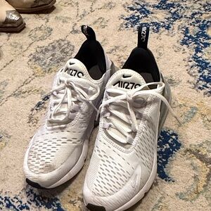 Nike White Air Max 270 Sneakers